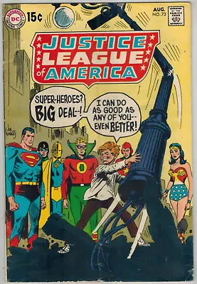 Buy Justice League Of America 73   JSA/JLA Team Up!  Silver Age 1969 VG/Fine • 19.95£