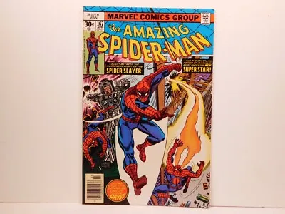 Buy Amazing Spider-Man #167 VF+ 8.5 - 1st App Of Will O' The Wisp - Marvel (1977) • 17.79£