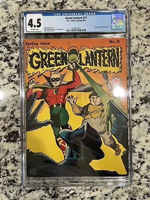 Buy Green Lantern 11 Golden Age 1944 CGC 4.5 Spring Issue Hop Harrigan Backup Story • 633.28£