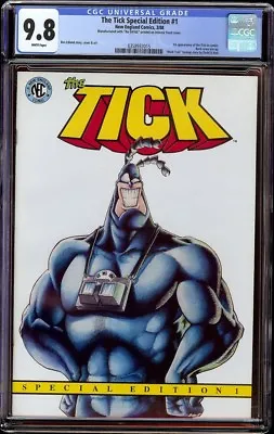 Buy The Tick Special Edition # 1 CGC 9.8 White (NEC 1988) 1st Appearance Of The Tick • 1,590.02£