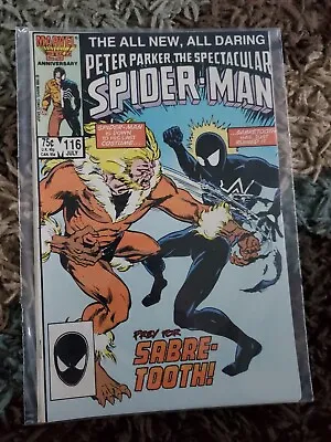 Buy Peter Parker The Spectacular Spider-Man 116 (1986 Marvel) KEY 1st App Foreigner • 11.92£