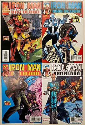 Buy Marvel Comics Iron Man Bad Blood Key 4 Issue Set 1 2 3 4 High Grade FN • 0.99£