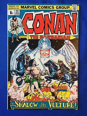 Buy Conan The Barbarian #22 FN/VFN (7.0) MARVEL ( Vol 1 1972) Barry Smith Art (2) • 25£