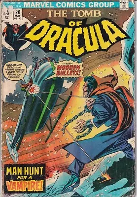 Buy 40939: Marvel Comics TOMB OF DRACULA #20 VG- Grade • 7.16£