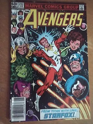 Buy Avengers 232 1st App Of Eros As Starfox (Marvel, Jun 1983) • 8.74£