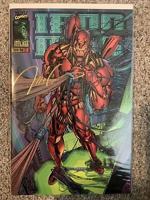 Buy Iron Man Vol 2 #1 Gold Signature Edition Sealed 22k Gold Stamped W/coa #406 • 47.66£