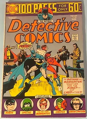 Buy Detective Comics 443 VF+ 1974 DC Batman Manhunter 100 Page Walt Simonson • 35.98£