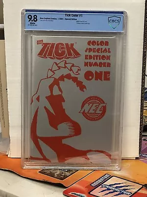 Buy New England Comics The Tick Special Edition #1 Metallic Silver Ink CBCS 9.8 2001 • 551.25£