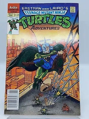 Buy Teenage Mutant Ninja Turtles Adventures #21 NM Newsstand Archie 1991 • 11.09£