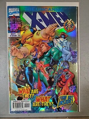 Buy The Uncanny X-Men #360 Etched Holo Foil,35th Anniv Gatefold Cover VF/NM • 5.50£