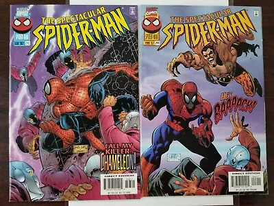 Buy Spectacular Spider-Man #243 & 244 1st Alexei Kravinoff (Marvel) B • 19.71£