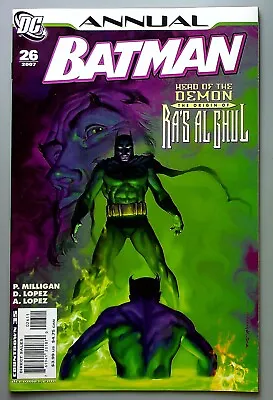 Buy Batman Annual #26 ~ DC 2007 ~ Origin Of Ra's Al Ghul NM • 5.51£