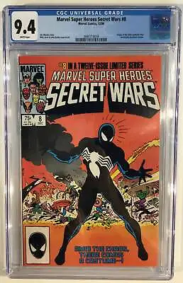 Buy Marvel Super Heroes Secret Wars #8 - Marvel 1984 - CGC 9.4 - First VENOM Symbiot • 185.27£