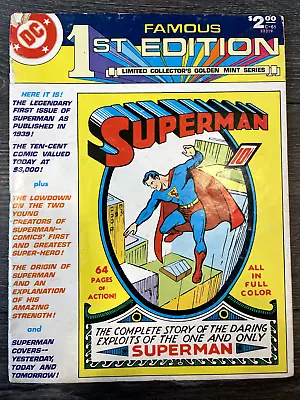 Buy DC Treasury C-61 Famous First Edition: Superman #1 (1978) Bronze Age DC Comic! • 11.93£
