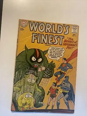 Buy World's Finest #112 DC Comics/ Super Man- Batman-green Arrow 1960 • 11.86£