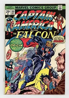 Buy Captain America #180 VG/FN 5.0 1974 1st App. And Origin Nomad • 30.83£