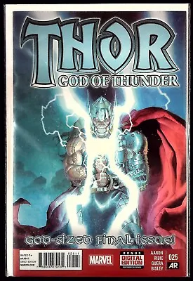 Buy THOR: GOD OF THUNDER (2012) #25 *God-Sized Final Issue!* - Back Issue • 7.50£