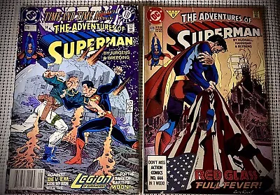 Buy {Retro 90’s DC Comic Book}-{Superman}-{2 Comic Lot}-Authentication Quality! • 23.65£