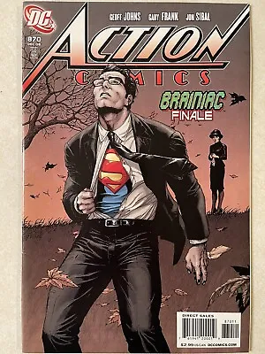 Buy ACTION COMICS #870 DC Comics SUPERMAN 2008 Geoff Johns Gary Frank • 2.17£