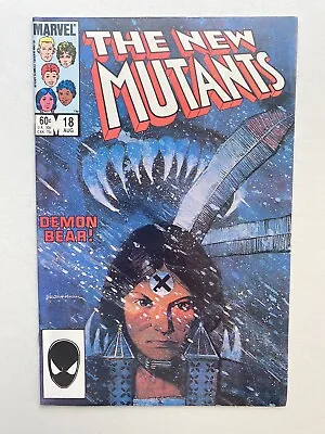 Buy New Mutants #18 (Marvel 1984) 1st Appearance Warlock! Bill Sienkiewicz • 12.04£