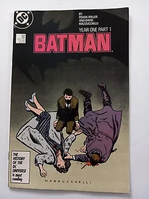 Buy Batman #404 (Feb 1987, DC) Batman: Year One - Chapter One Frank Miller • 32.41£