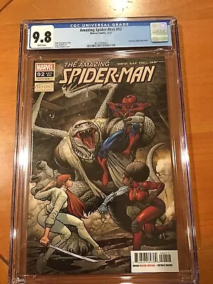 Buy Amazing Spider-Man Vol 5 #92 Cover A Regular Arthur Adams Cover CGC 9.8 • 40.15£