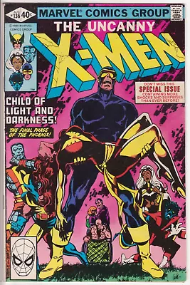 Buy The Uncanny X-Men #136, Marvel Comics 1980 FN/VF 7.0 The Dark Phoenix Saga • 39.72£
