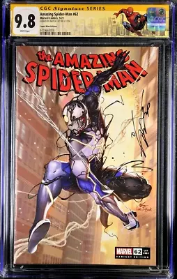 Buy Amazing Spider-man #62 Cgc Ss 9.8 Inhyuk Lee Exclusive Variant Venom Carnage Mj • 142.30£