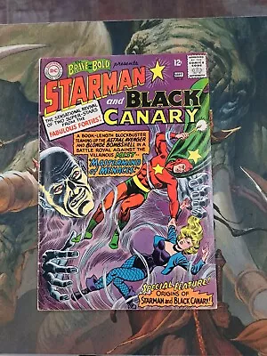 Buy Brave And The Bold #61 (1965) Origin Starman And Black Canary 1st App Mist! VG- • 47.44£