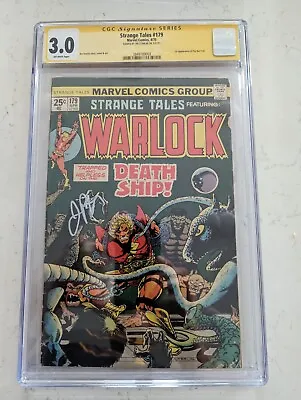 Buy Strange Tales 179 CGC 3.0 SS Signed By Jim Starlin 1st Appearance Pip The Troll • 108.81£