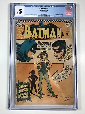 Buy Batman #181 (1966 DC Comics) Universal CGC .5 1st App Poison Ivy • 175.89£