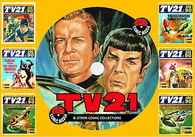 Buy TV21 & Other UK Comics On PC DVD Rom (CBR Format) • 4.99£