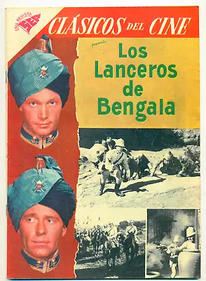 Buy CLASICOS Del CINE #18 Los Lanceros De Bengala, Novaro Comic 1958 • 9.63£