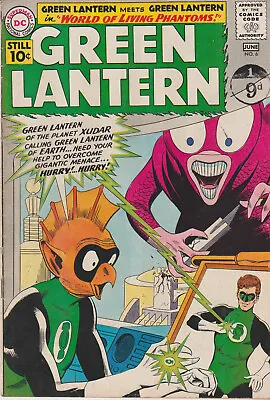 Buy ### Dc Comics Green Lantern #6 June 1961 1st Tomar Re F+ (6.5) ### • 450£
