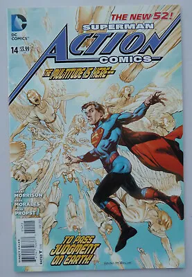 Buy Action Comics #14 - New 52 Superman 1st Printing Cover A January 2013 F/VF 7.0 • 4.25£