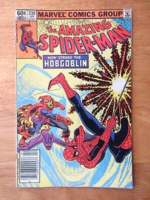 Buy AMAZING SPIDER-MAN #239 **Key! Newsstand!** (VG/FN Or FN-) *Bright & Colorful!* • 13.89£