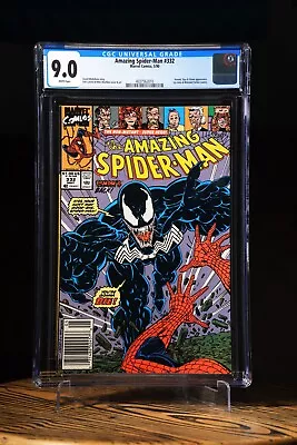 Buy AMAZING SPIDER-MAN #332 Newsstand CGC 9.0 White Pages May 1990 Venom Styx Stone • 47.97£