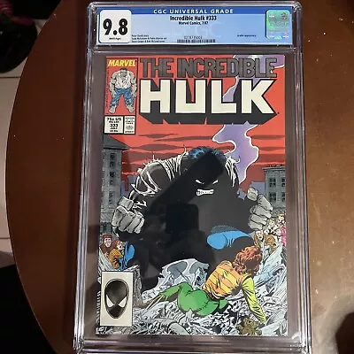 Buy The Incredible Hulk 333 CGC 9.8 7/87 , WP,  S- PD, A- TM,PM, C- SG, BM {CGCB5} • 169.97£