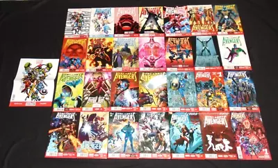 Buy Marvel Comics Uncanny Avengers 1 - 25 (2014) Annual, Poster Job Lot Full Series • 34.99£