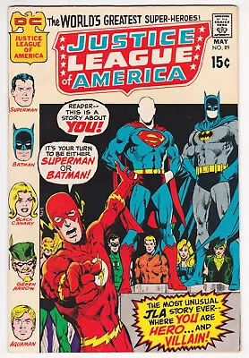 Buy Justice League Of America #89 Fine Plus 6.5 Flash Batman Superman 1971 • 11.82£