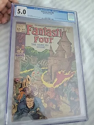Buy Fantastic Four 84 CGC 5.0 Dr. Doom Cover Marvel Comics • 39.97£