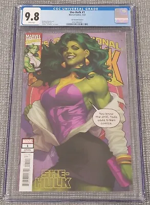 Buy She-Hulk #1 Artgerm Variant Cover (Marvel, March 2022) CGC 9.8 WP • 44.14£