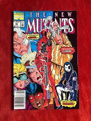 Buy NEW MUTANTS #98 Marvel Comics Lovely Higher Grade Newsstand Copy 1st Deadpool  • 275£