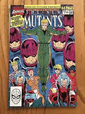 Buy The New Mutants Annual #6 1990 | Days Of Future Present Part 3 • 4.50£