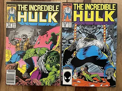 Buy Incredible Hulk #332-#339-#361-three Book Set-todd Mcfarlane Art-iron Man Vf/nm • 7.87£