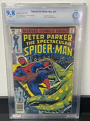 Buy Spectacular Spider-Man #31 CBCS 9.8 - 1979 Newsstand Variant • 118.55£
