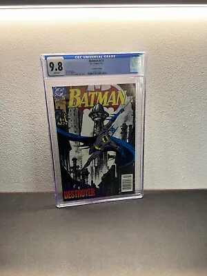 Buy Batman #474 CGC 9.8 (1992) Bronze Age White Pages Norm Brefogle Cover NEWSSTAND! • 64.33£