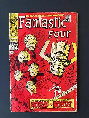 Buy FANTASTIC FOUR #75 (Marvel 1968) Feat. Silver Surfer By Stan Lee & Jack Kirby • 31.62£