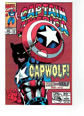 Buy Captain America #405 NM- 9.2, #406 NM+ 9.6, And #407 NM 9.4 White Page   Capwolf • 47.32£