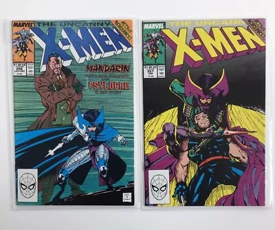 Buy Uncanny X-Men #256+257(1989) 1st Appearance Psylocke Classic Costume + Psy-knife • 15.99£